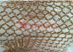 Stainless Steel Architectural Ring Mesh Curtain For Partitioning
