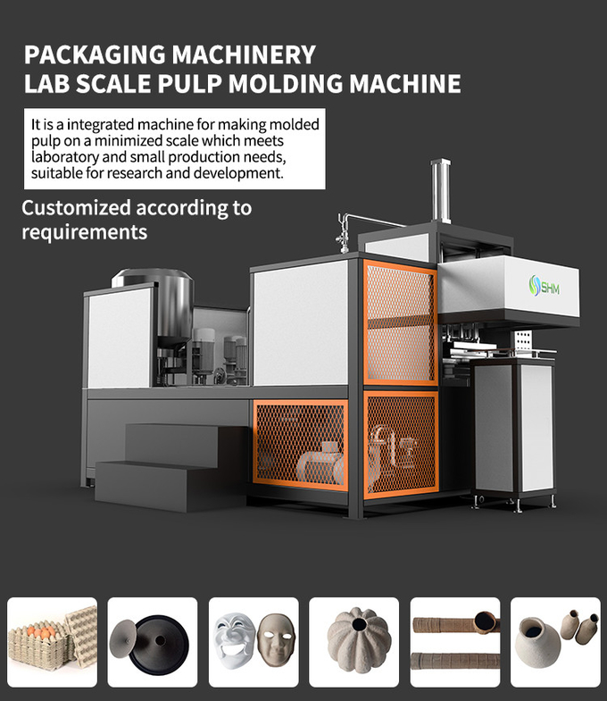 Mini Tableware Bagasse Pulp Molding Machine Biodegradable Paper Plates Machine