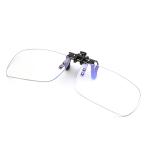 BSCI 128MM Anti Blue Light Blocking Glasses Men Women Flip Up Clip On Sunglasses