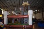 Half - Open Commercial Inflatable Water Slides / Amusement Toddler Jump House