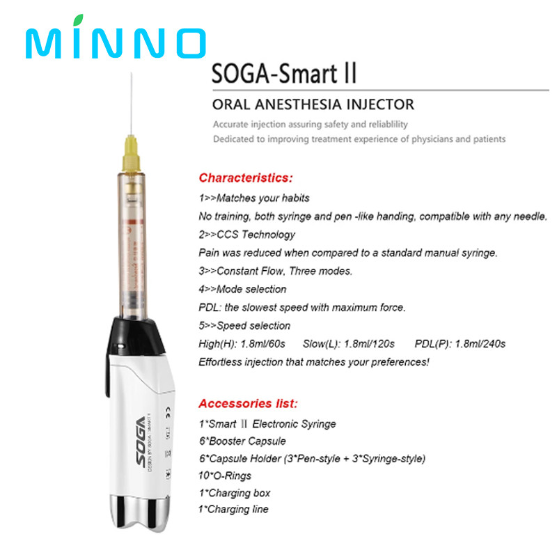 Smart II Dental Anesthesia Injector Without Pain LCD Display