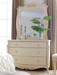 Exquisite style hand carved wood bedroom furniture sets Royal style antique