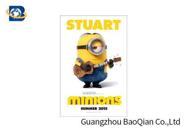 4 Color UV Printing 3D Lenticular Poster Light Weight ANTI - Scratch Cartoon