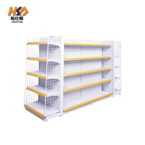 China Supermarket Shop Store Display Metal Iron Shelf Shelving Rack Racking Gondola wholesale