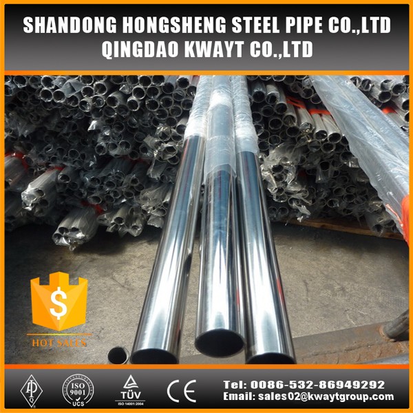 polished stainless steel tube,304 Ornamental application stainless steel pipe,Stainless steel handrail round pipe