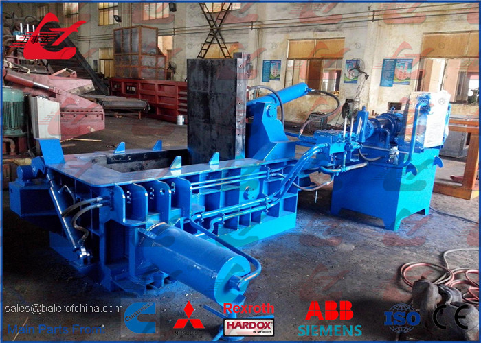 Aluminum Profiles Light Metal Baler Press High Capacity Y83-125 Model 18.5kW For Metal Recycling Plant
