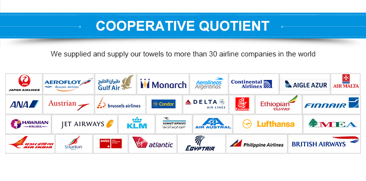 Disposable Airline Jacquard Face Towel