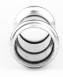 OEM Press Fit Fittings Stainless Steel Equal Coupling Free Samples