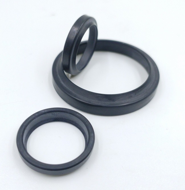 NBR Material Hydraulic Buffer Rod Sealing Cylinder Dust Seal Small Cross Section Design