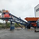 Universal Small Dry Mix Concrete Batching Plant Mobile 90m3/H