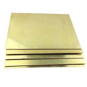 China 1mm 3mm 4mm Brass Sheet Plate C1100 SGS ISO certificate for Refrigerator wholesale
