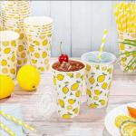 Customized Disposable Paper Cold Cups With Leak Proof PE Coating