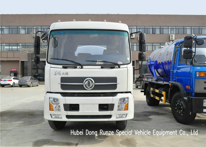 King Run High Pressure Sewer Jetter Truck For Sewer Drain Cleaning 4x2 / 4x4