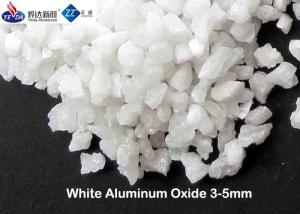 China Thermal Stable Fused White Alumina , 3 - 5 Mm Abrasive Aluminium Oxide wholesale