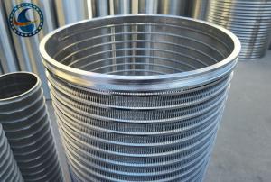 China Welded Stainless Steel 304 Self Cleaning Wedge Wire Screen wholesale