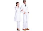 Comfortable White Medical Lab Coats Anti - Pilling Print Or Embroidery Logo For