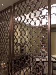 Mirror Copper Stainless Steel Room Dividers For Hotels/Villa/Lobby/Shopping Mall