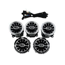 China RGB LED Custom AC Vents For Cars Multicolor Fit Mercedes W118 wholesale