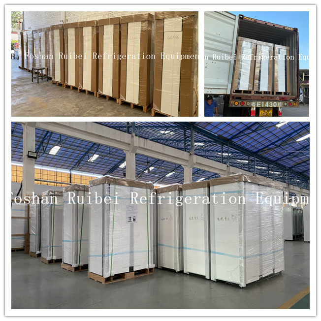 Commercial Beverage Cooler Glass Door Refrigerated Showcase Display Fridge