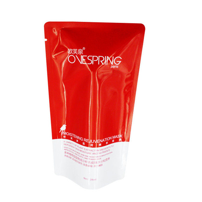Custom transparent food packaging plastic bag printing brand logo bag