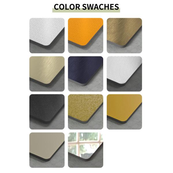 Hot Sale Customized Metal Interior Wall Panel For Indoor Decoration Bamboo Charcoal Wood Veneer