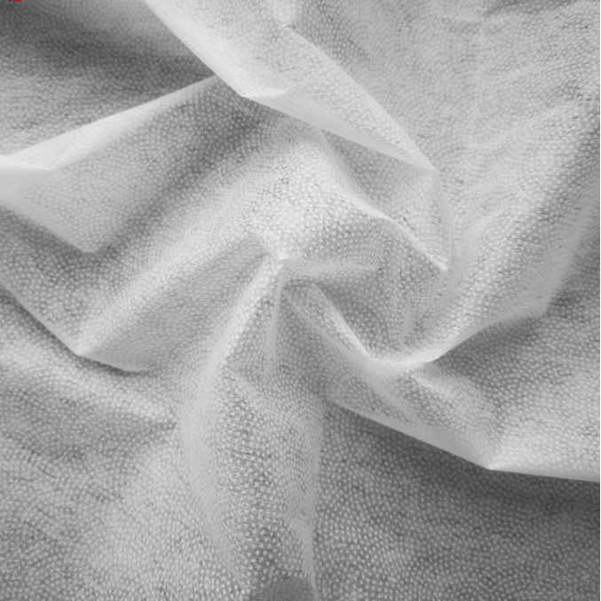 Nonwoven Fusible Interlining Weight 17-100gsm Polyester/Nylon for Satin Fabric Type