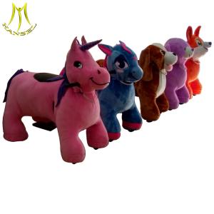 China Hansel animal scooter for baby and electric ride on animals with children ride on furry animals on wheels wholesale