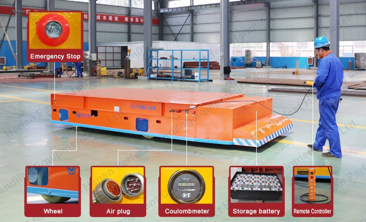 Flexible Industrial Handling Material Transfer Trolley With Casters High Safety