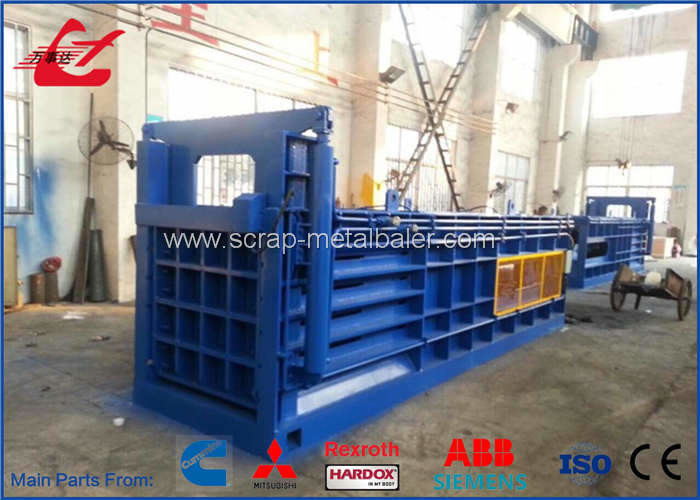 Pet Bottle Compactor Plastic Bottle Press Machine , Pet Bottle Scrap Machine Diesel Engine Drive