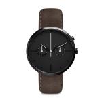 chronograph Matte Black Wrist Watch ROHS Approved 5atm Waterproof