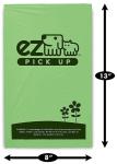 Leak Proof Compostable Dog Poop Bags , Biodegradable Pet Poop Bags