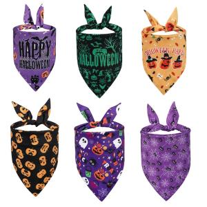 China Green Personalized Pet Bandana Geometric Dog Birthday Bandana wholesale