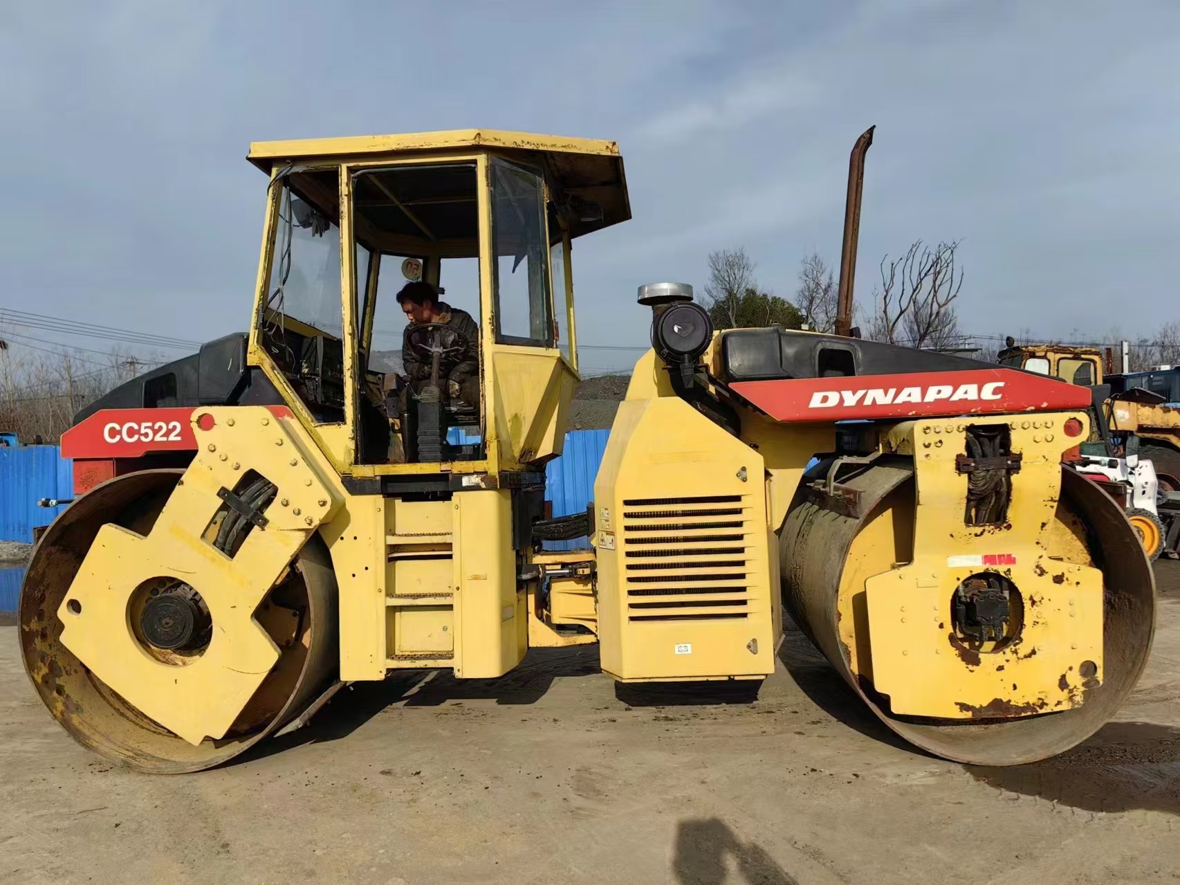 Second Hand Low Working Hours Dynapac Cc522 Road Roller For Construction Machinery