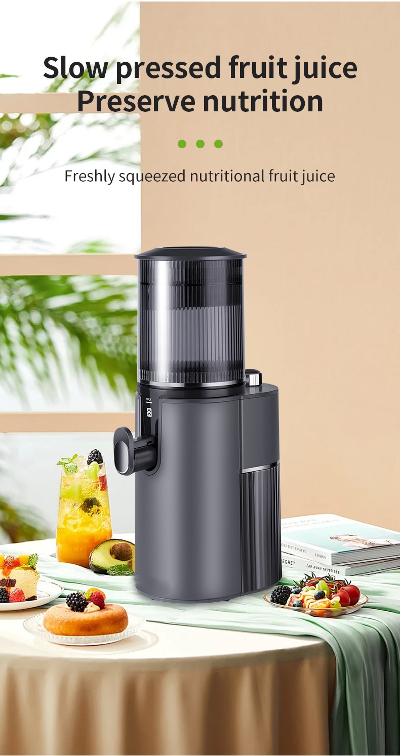 Original Fruit Vegetable Juice Cold Press Slow Juicer Machine with NO App-Controlled