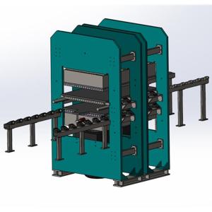 China Low Cost Frame Hydraulic Vulcanizing Press Low Energy Consumption wholesale