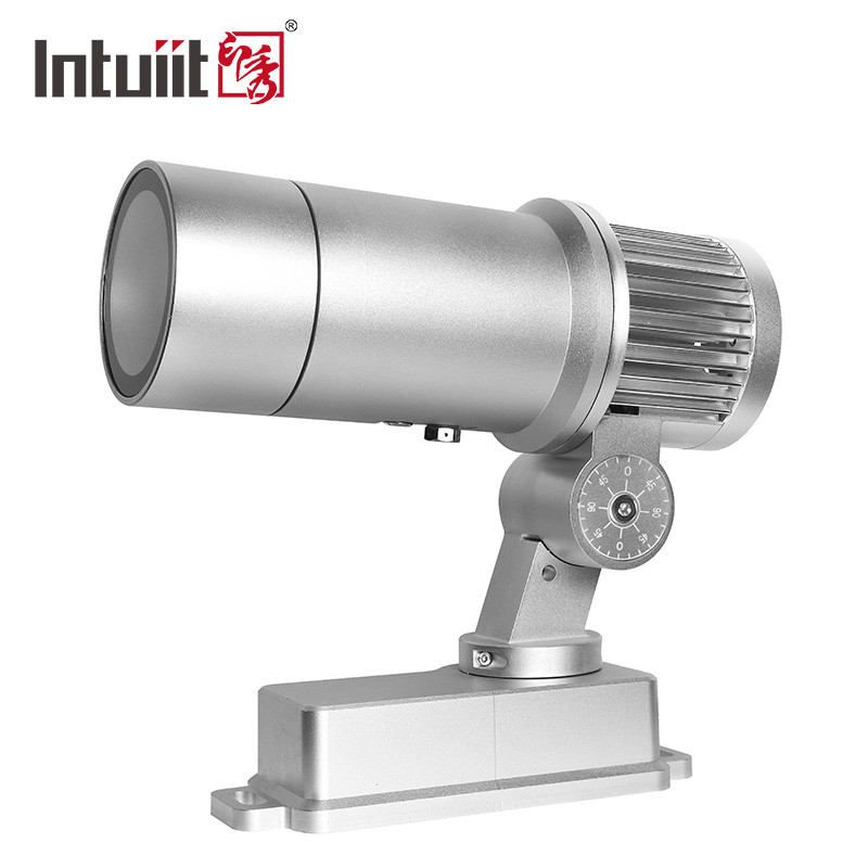 60W Outdoor IP65 Waterproof Rotating Advertising Custom Interactive Laser Logo Light Floor Projector
