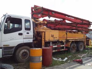 China putzmeister CONCRETE PUMPS ISUZU truck 2001 36m 42M Truck-Mounted Concrete Pump wholesale