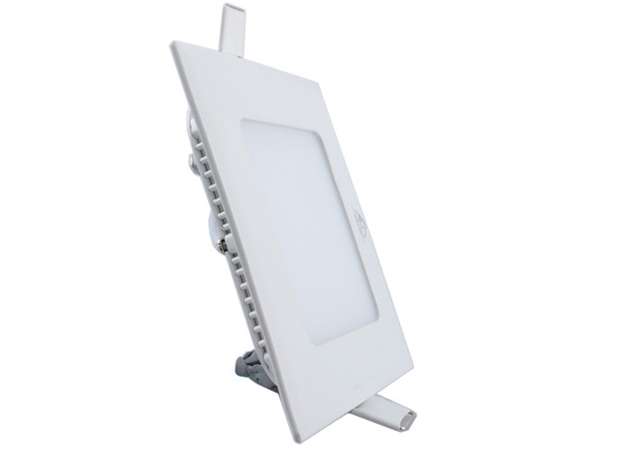 Square Recessed LED Slim Panel With Cool Light High Temperature / Compression Resistance