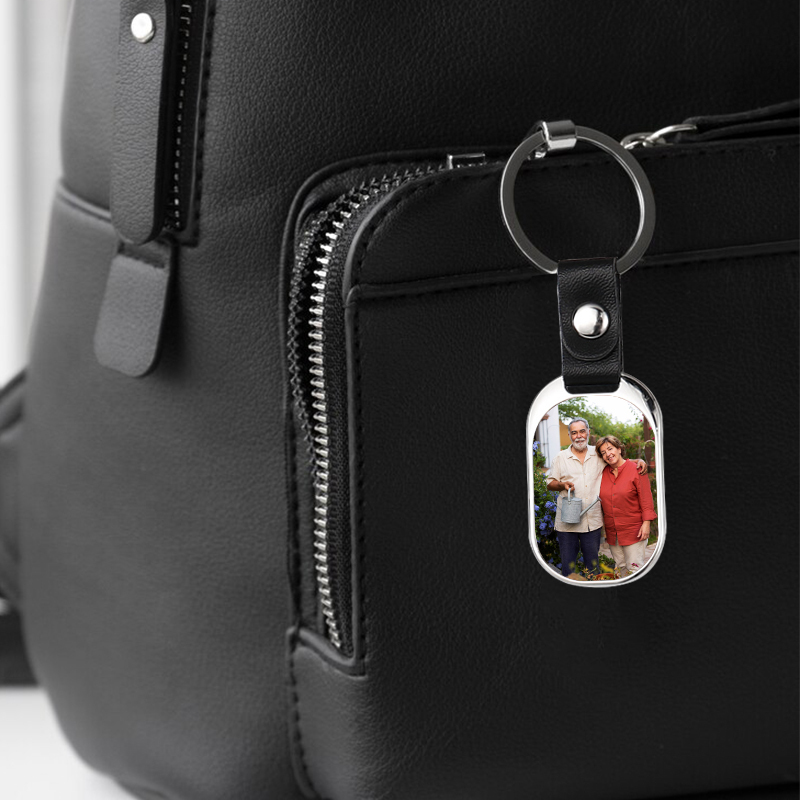 Custom Key Chains Key Promotion Gifts Blank Custom Logo Leather Strap Keychains Sublimation Metal Keychain