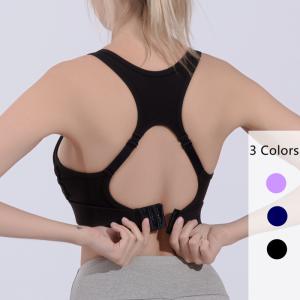 China 1 Pcs Custom Private Logo Printing 5 Style Collection Link 15 Colors Total Nylon Sports Bra wholesale