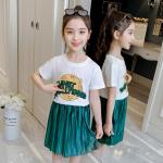 OEM Cute Beautiful Short Sleeve Summer Tops For Girls
