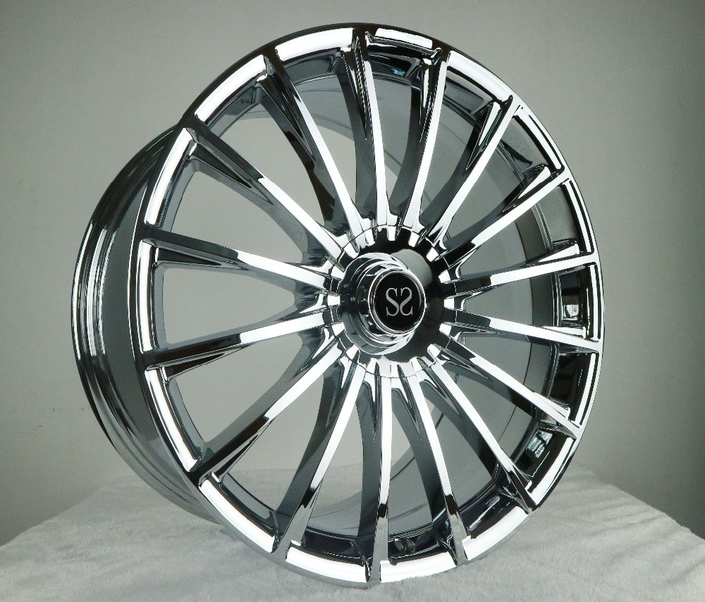 22 20 inch for benz s65 5x112 forged monoblock chrome aluminum alloy car wheels rims