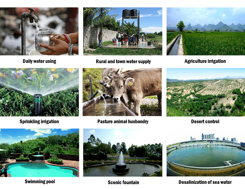 4kw Solar Pv Water Pumping System / Solar Powered Water Pump Kit For Farming