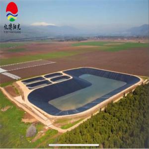 China HDPE Geomembrane Liner Plastic Sheet for Fish Farming Water Tank Environmentally Friendly wholesale