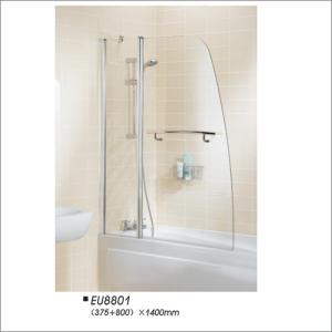 China Modern Clear Glass Bath Screen , Bathtub Shower Screen With Pivot Door wholesale