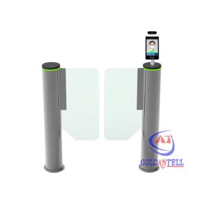 China Infrared Sensor Alarm System Temperature Screening Face Recognition Temperature Turnstyle Door wholesale