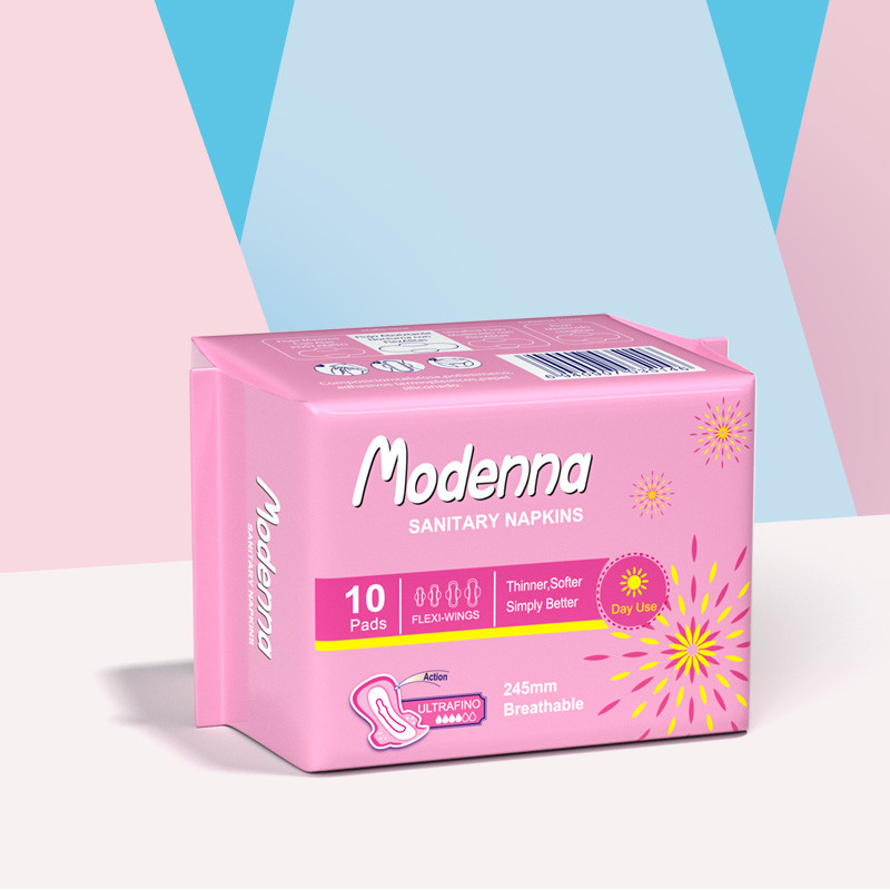 Ladies Niceday Organic Biodegradable Sanitary Pads Disposable For Night Use