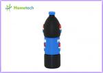 Pepsi bottles PVC Customized USB Flash Drive / gift Personalised Usb Memory