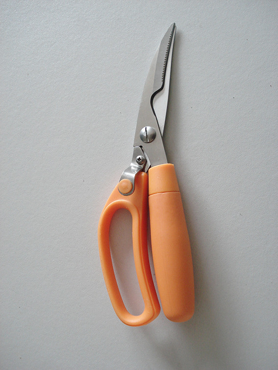 10" Kitchen Poutry Scissors With Soft Handle For Cutting Chicken Bone
