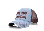 Denim Brown Cute Baseball Caps For Women , Female Monogrammed Baseball Hats